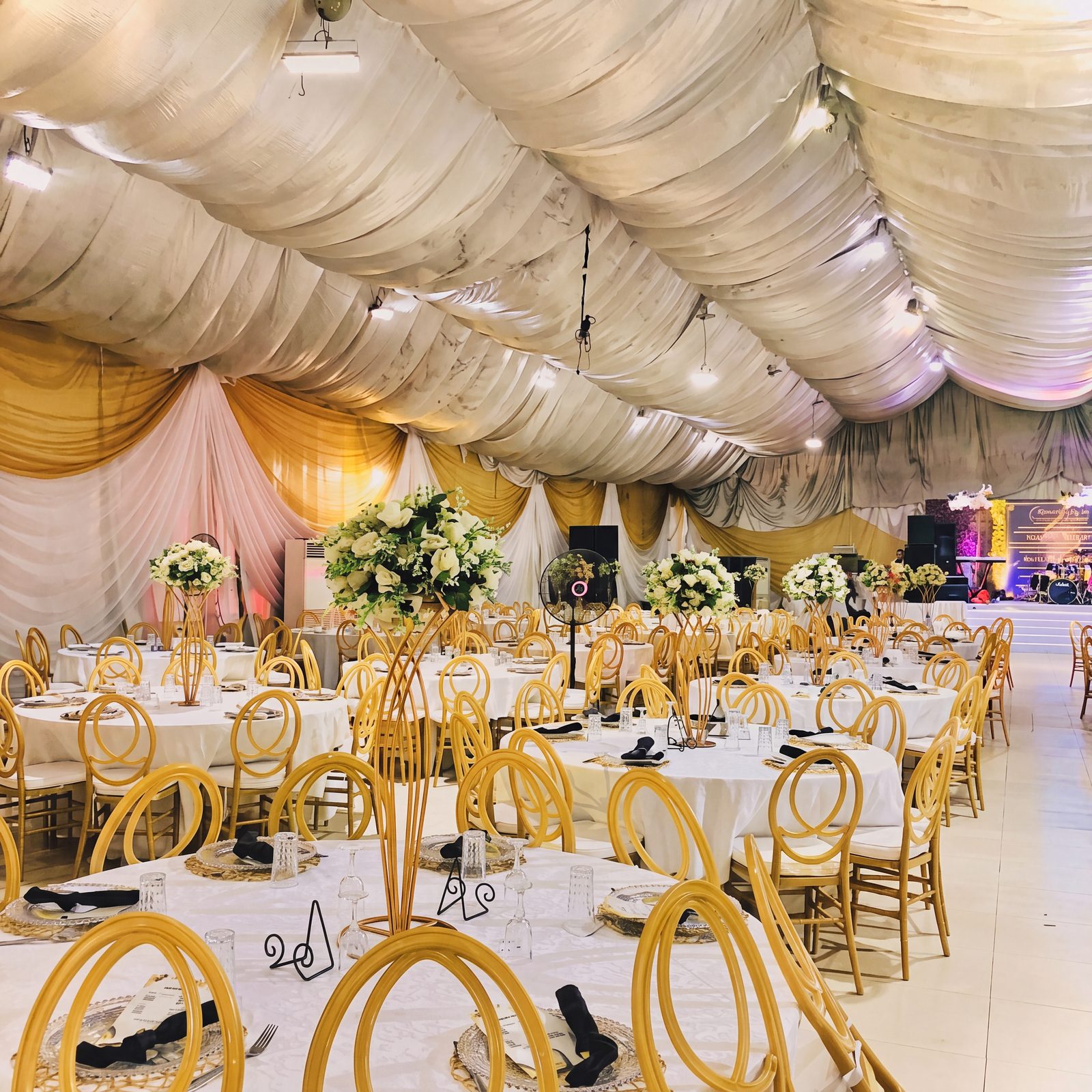 Floral wedding arrangement Lagos decorator